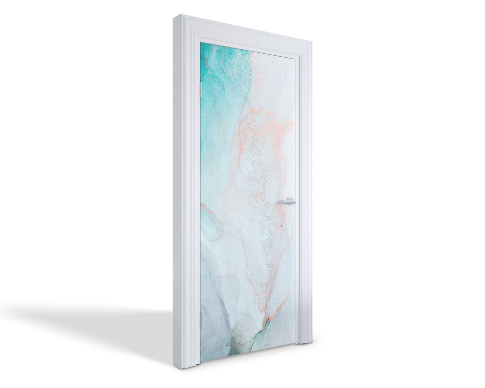 Naklejka na drzwi samoprzylepna Eteryczne akwarele