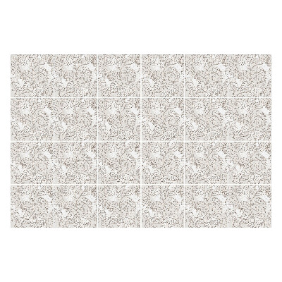 Naklejki na kafelki do kuchni Liście tropikalne w układzie