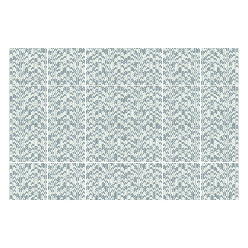 Naklejki samoprzylepne na kafelki Fale w delikatnym układzie