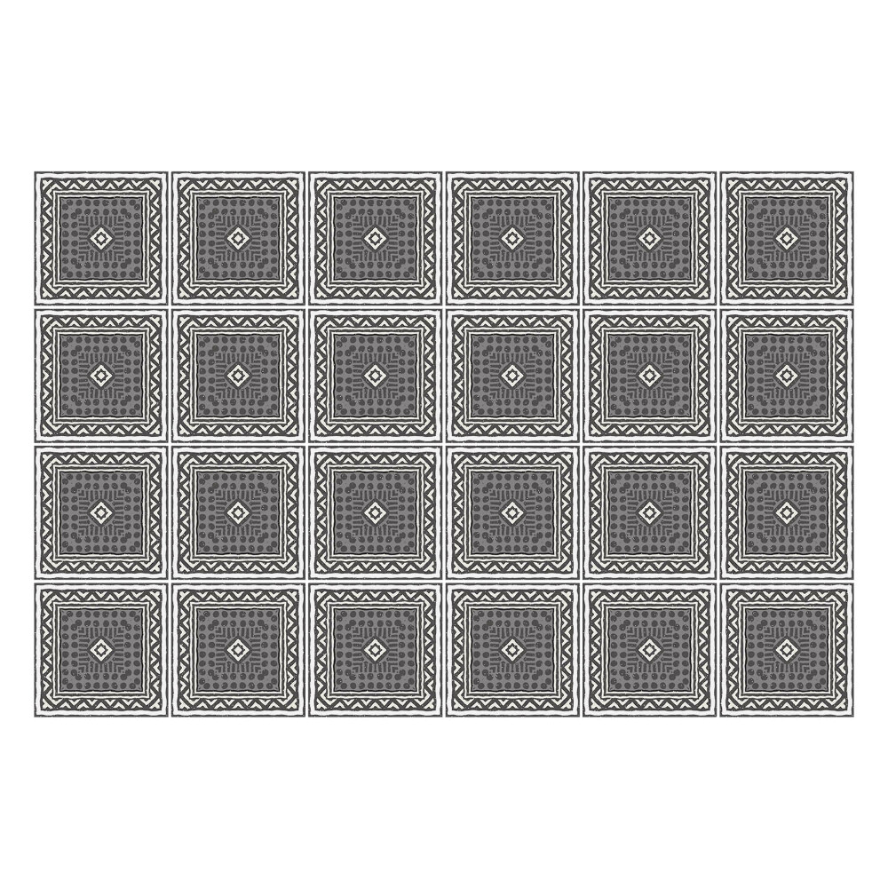 Naklejki na kafelki do kuchni Kwadratowe kafle z ornamentami