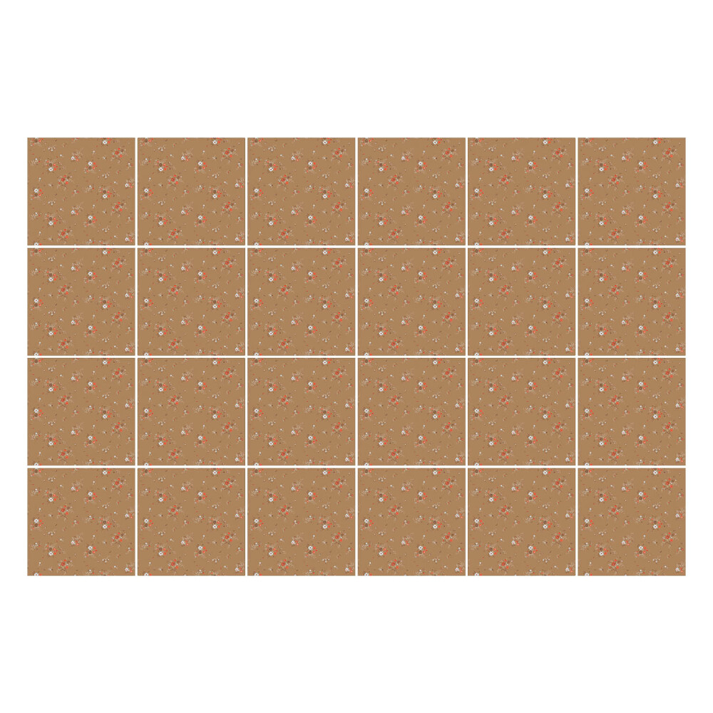 Okleina na płytki Kwiatowy motyw w tle