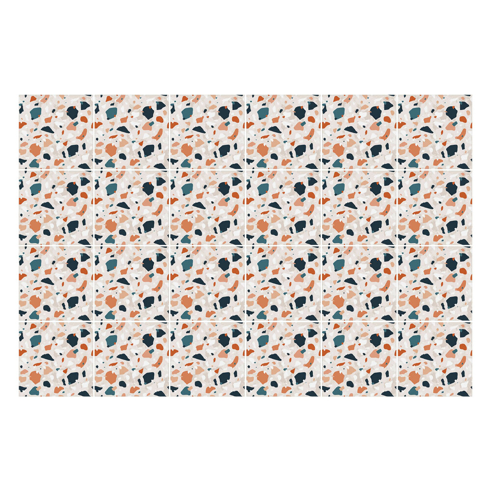 Naklejki samoprzylepne na kafelki Kolorowy gres