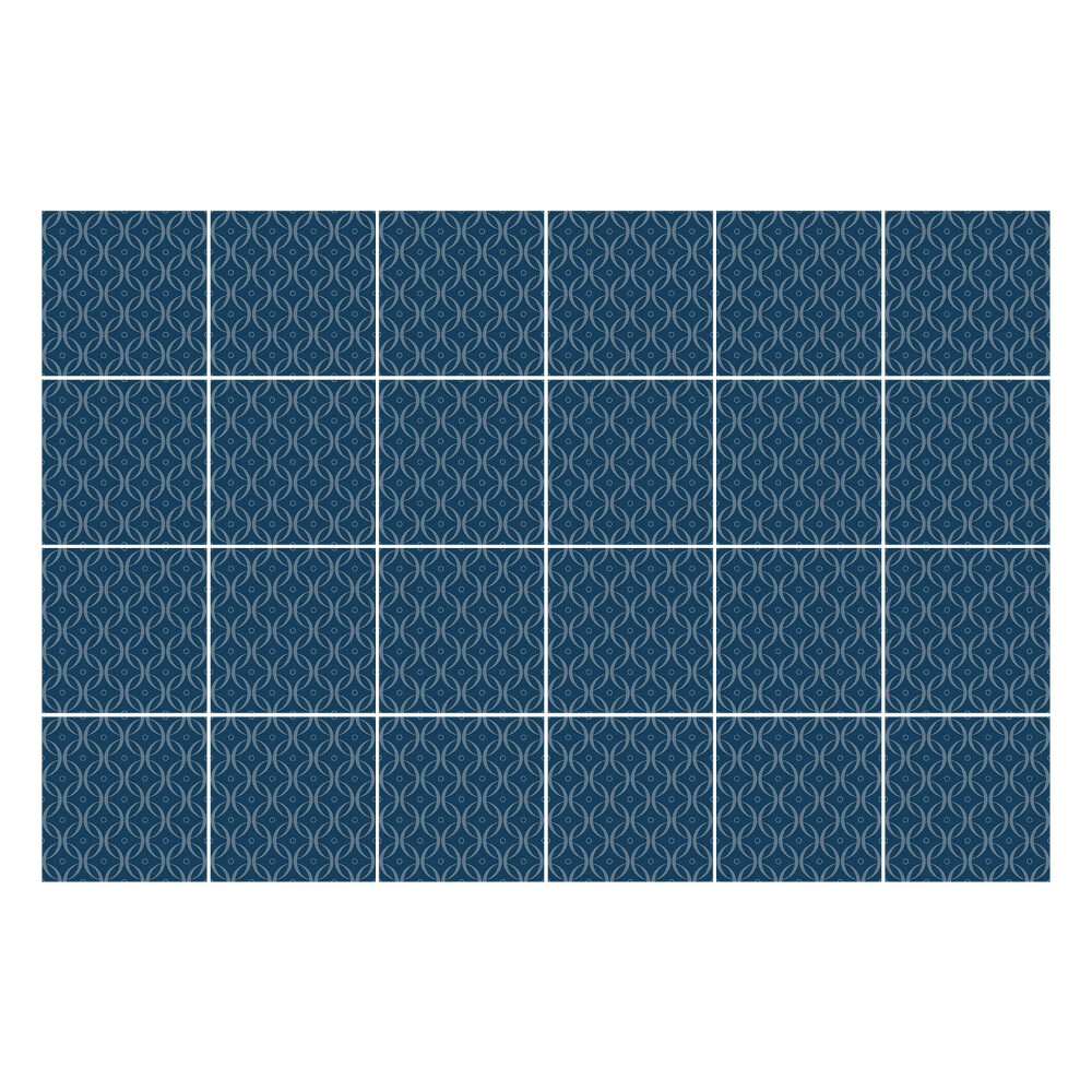 Okleina na płytki Splecione liście w siatce