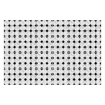 Naklejki na kafelki do kuchni Sześciokąty w siatce