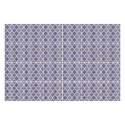 Naklejki na kafelki do kuchni Geometryczne kształty w siatce