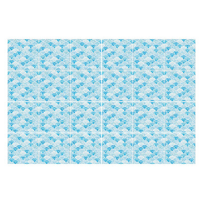 Okleina na płytki Fale w rytmie harmonii