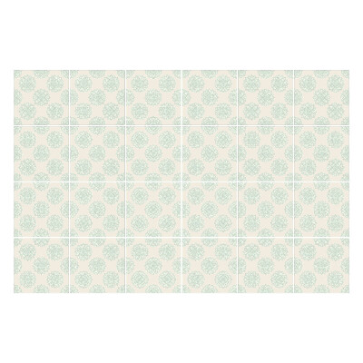 Okleina na płytki Delikatne kwiatowe motywy