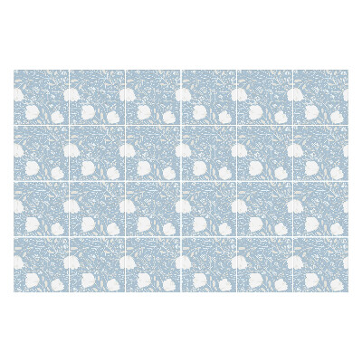 Okleina na płytki Kwiatowy motyw na tle