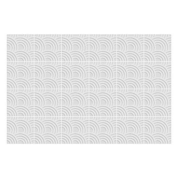 Naklejki na kafelki do kuchni Modne łuki 3D