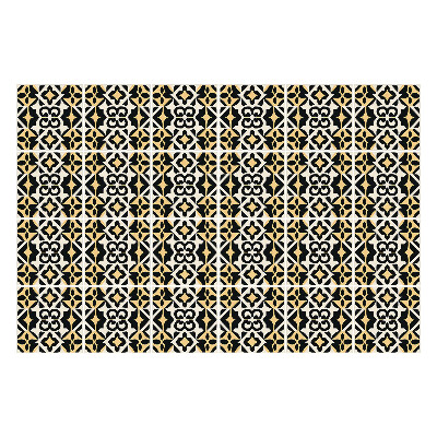 Okleina na płytki Geometryczne motywy z kwiatami