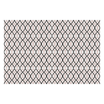 Naklejki na kafelki do kuchni Splecione owalne kształty