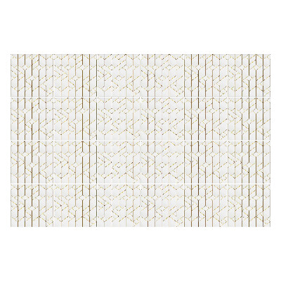 Naklejki samoprzylepne na kafelki Geometryczne linie w siatce