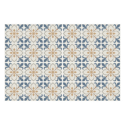 Naklejki na kafelki do kuchni Kwiatowy motyw w siatce