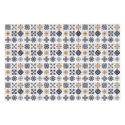 Okleina na płytki Geometryczne kwiaty i koła