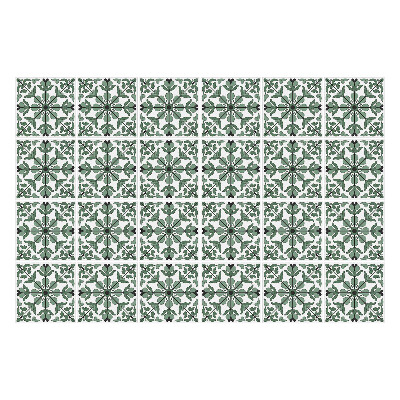 Naklejki na kafelki do kuchni Kwiatowe ornamenty w siatce