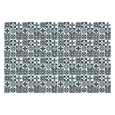 Naklejki samoprzylepne na kafelki Geometryczne motywy kwiatowe