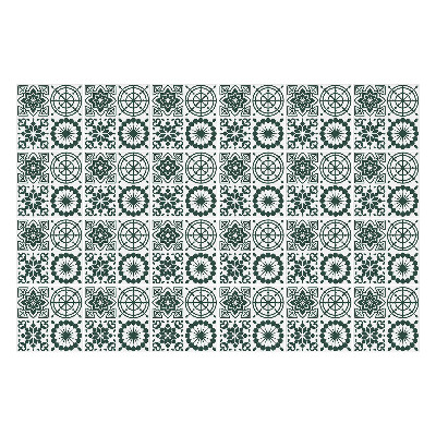 Naklejki samoprzylepne na kafelki Geometryczne kwiaty i koła