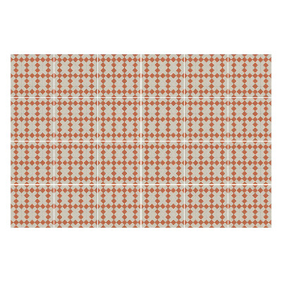 Naklejki na kafelki do kuchni Geometryczne romby w siatce