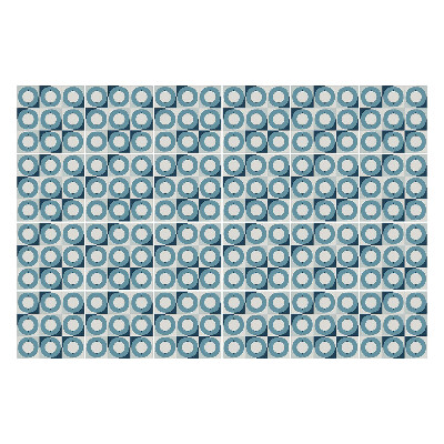 Okleina na płytki Okręgi w kratkę