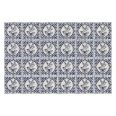 Okleina na płytki Ptaki wśród roślinności