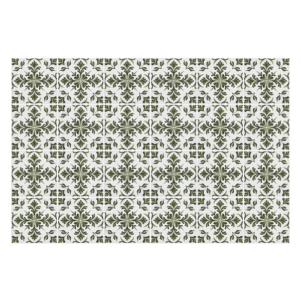 Okleina na płytki Motyw kwiatów i liście