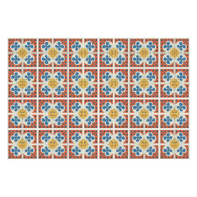 Naklejki na kafelki do kuchni Regularne ozdobne kafelki