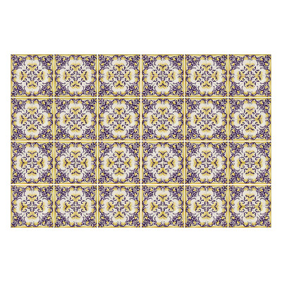 Naklejki samoprzylepne na kafelki Kwiatowe ornamenty