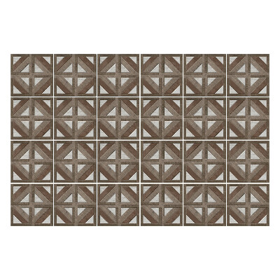 Naklejki na kafelki do kuchni Motyw krzyżujących się desek