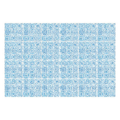 Naklejki na kafelki do kuchni Splecione geometryczne kształty