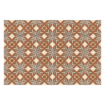 Okleina na płytki Geometryczne romby z ramkami