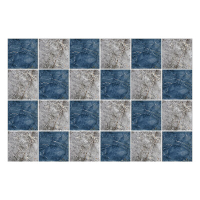 Naklejki na kafelki do kuchni Kamienna mozaika z żyłami