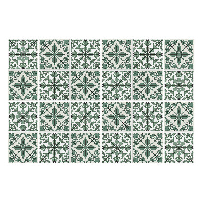 Naklejki samoprzylepne na kafelki Kwiatowe ornamenty w siatce