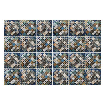 Naklejki samoprzylepne na kafelki Mozaika geometryczna