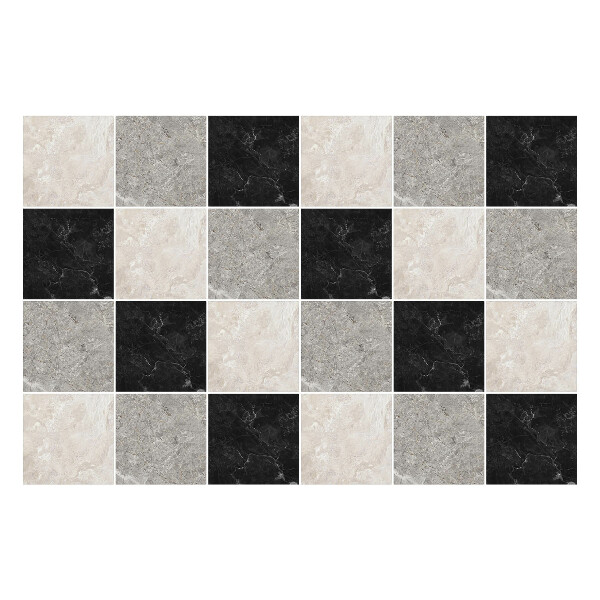 Okleina na płytki Szachownica marmurowa