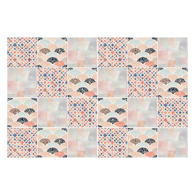 Naklejki samoprzylepne na kafelki Pastelowa mozaika wzorów