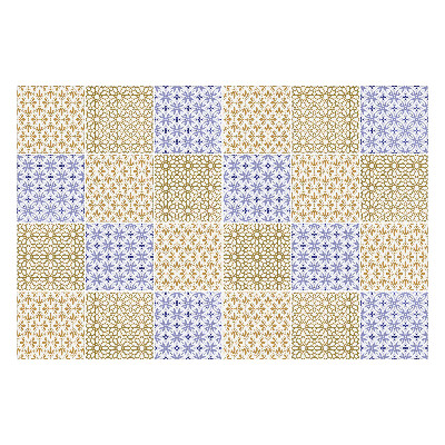 Naklejki samoprzylepne na kafelki Drobne ornamenty kwiatowe