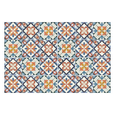 Naklejki na kafelki do kuchni Wzorzysta vintage mozaika