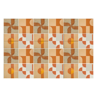 Naklejki na kafelki do kuchni Abstrakcyjne geometryczne kształty