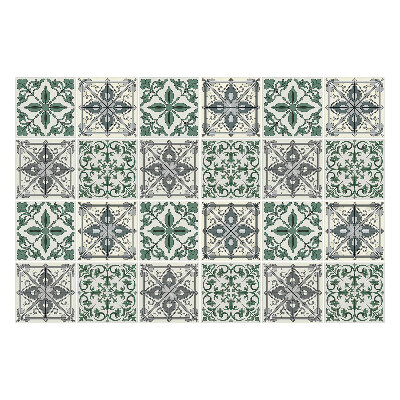 Okleina na płytki Eleganckie kafle z motywem florystycznym