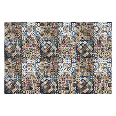 Okleina na płytki Mozaika z różnorodnymi kafelkami