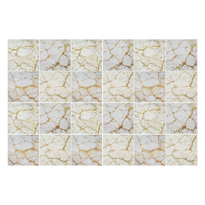 Naklejki na kafelki do kuchni Elegancki marmurowy motyw