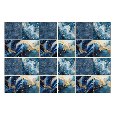 Naklejki samoprzylepne na kafelki Abstrakcyjne fale i smugi