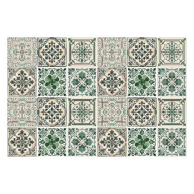 Naklejki samoprzylepne na kafelki Eleganckie ornamenty florystyczne