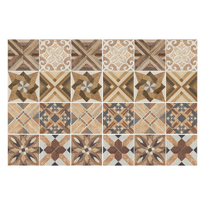 Okleina na płytki Drewniana mozaika