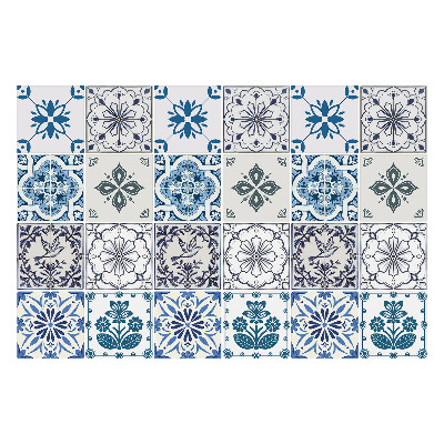 Naklejki na kafelki do kuchni Kwiatowe ornamenty w kompozycji