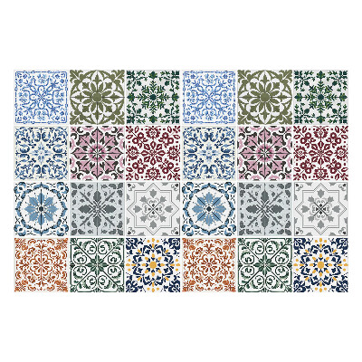 Okleina na płytki Kolorowa kompozycja kafli