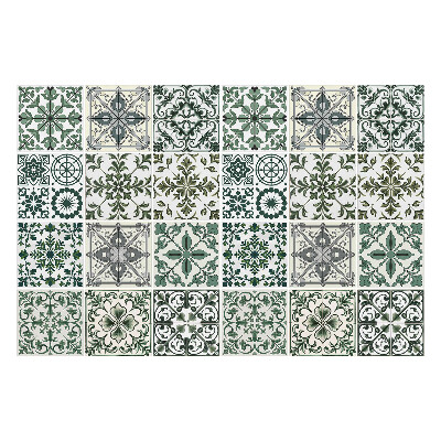 Naklejki na kafelki do kuchni Kwiatowe ornamenty w mozaice