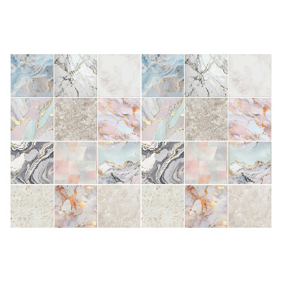 Naklejki samoprzylepne na kafelki Eleganckie marmurowe motywy