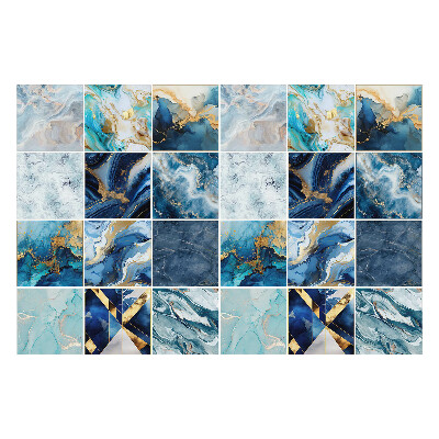 Naklejki samoprzylepne na kafelki Kamienie w stylu glamour