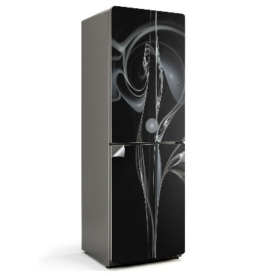 Naklejka na lodówkę Abstrakcyjny wzór falowy